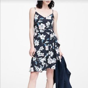 Banana republic floral dress NWT